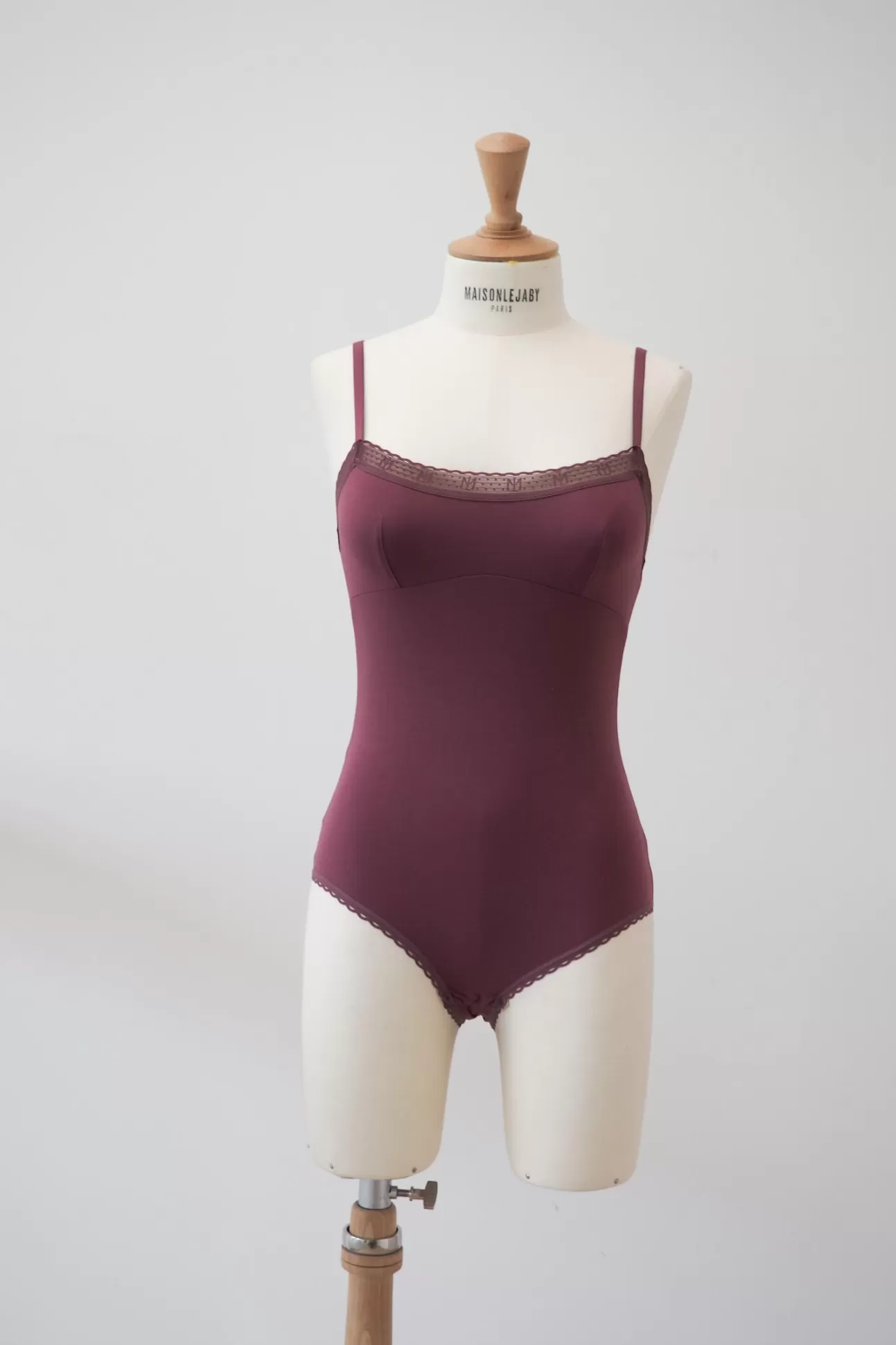 Maison Lejaby La Petite Lejaby*Body Bordeaux Issu De Fibres V G Tales Burgundy