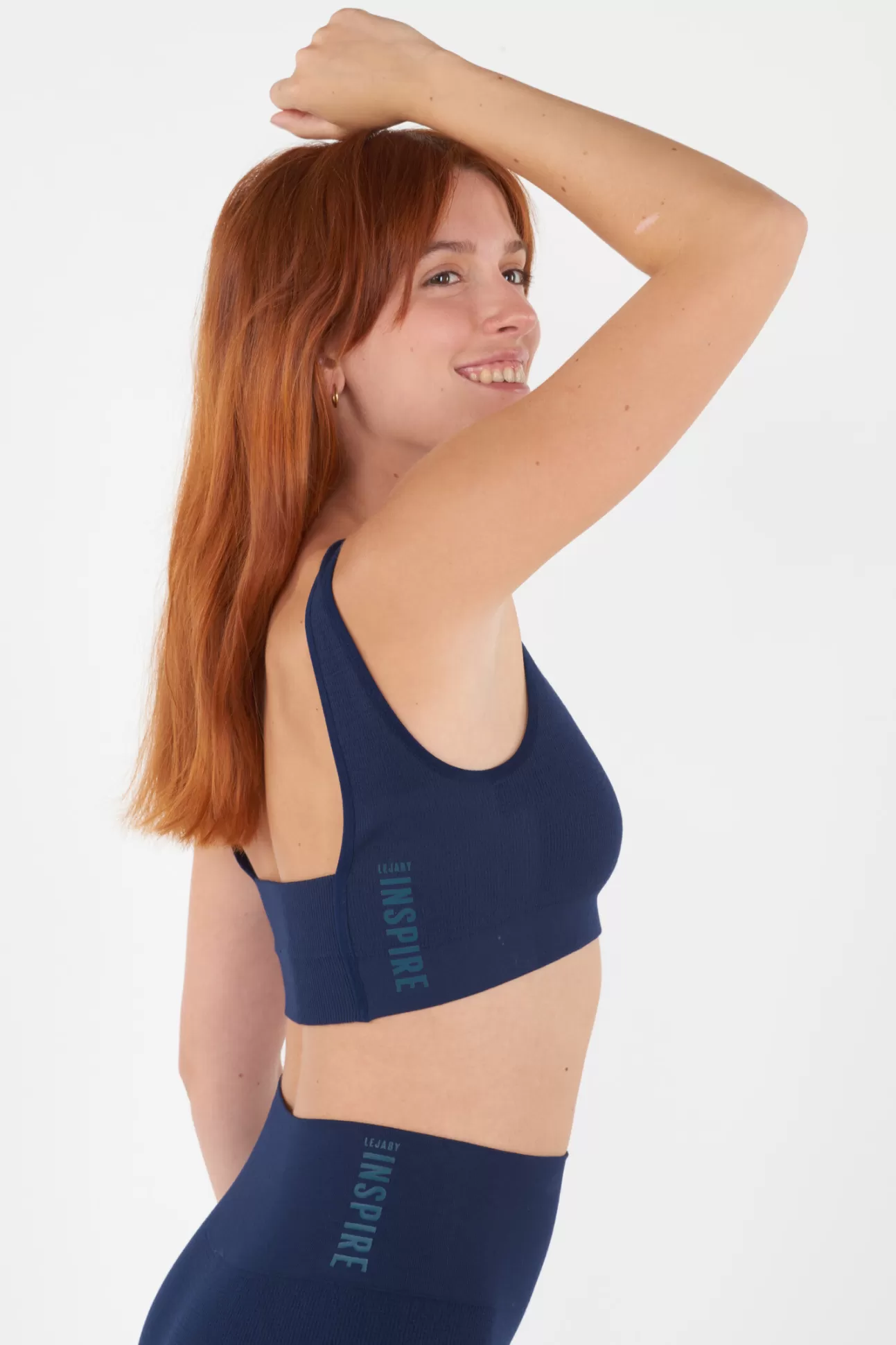 Maison Lejaby Seamless Softy*Brassière Sans Armature Décolleté V Bleu Fonc Issue De Fibres V G Tales Outremer
