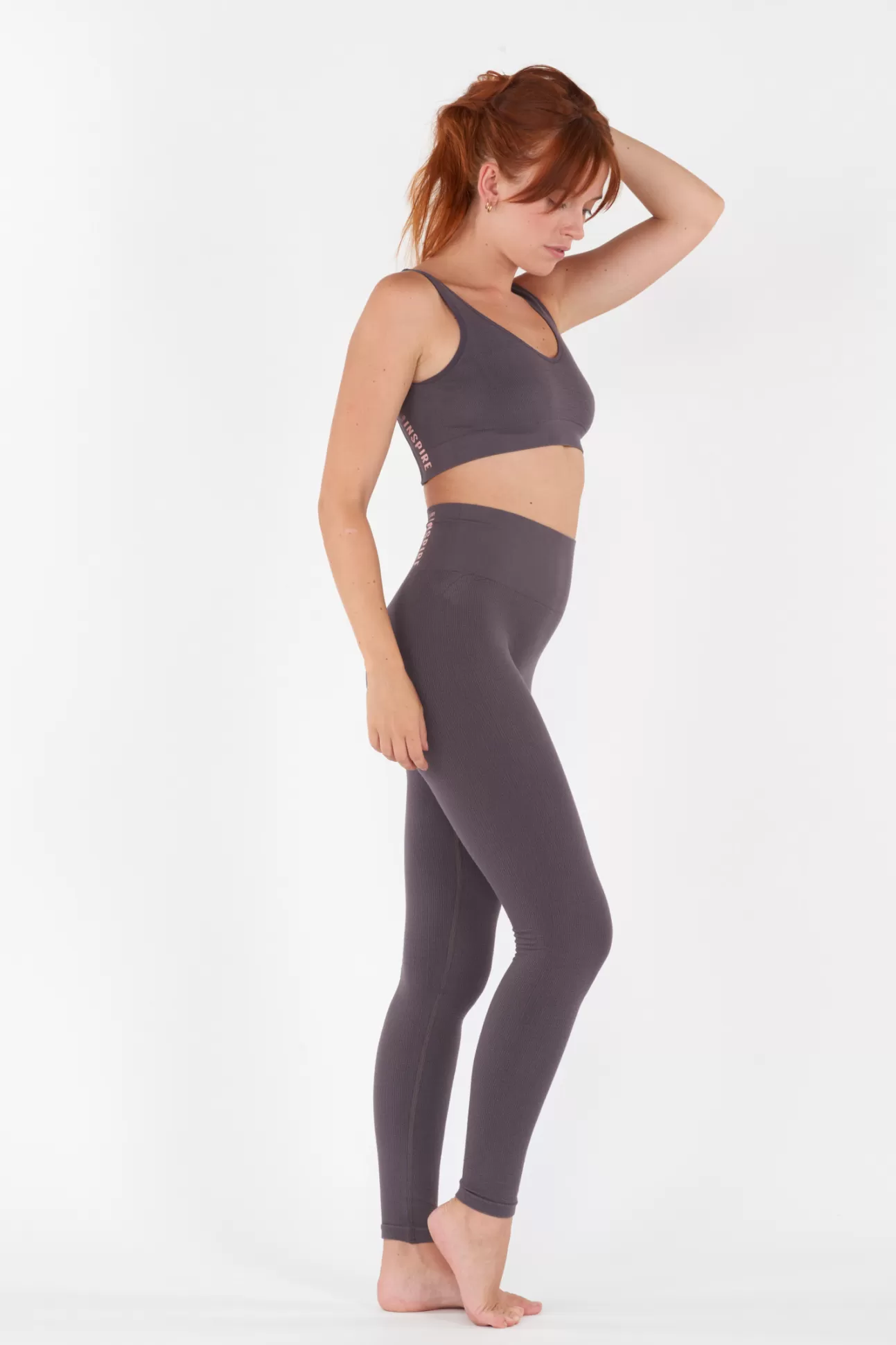 Maison Lejaby Seamless Softy*Brassière Sans Armature Décolleté V Gris Fonc Issue De Fibres V G Tales Basaltique