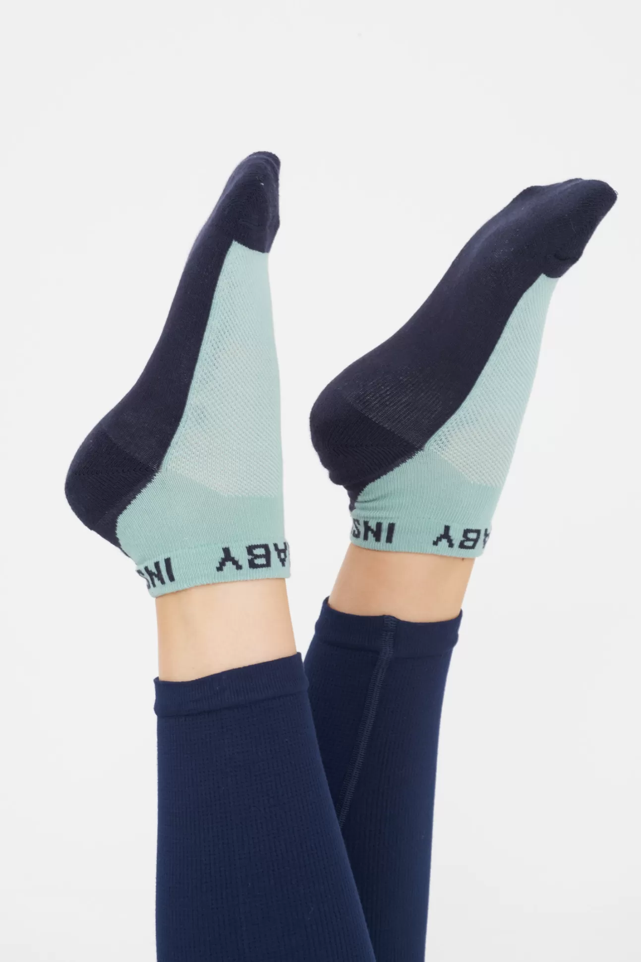 Maison Lejaby Culottes De Sport Et Chaussettes*Chaussettes Vert Clair En Coton Biologique Celadon