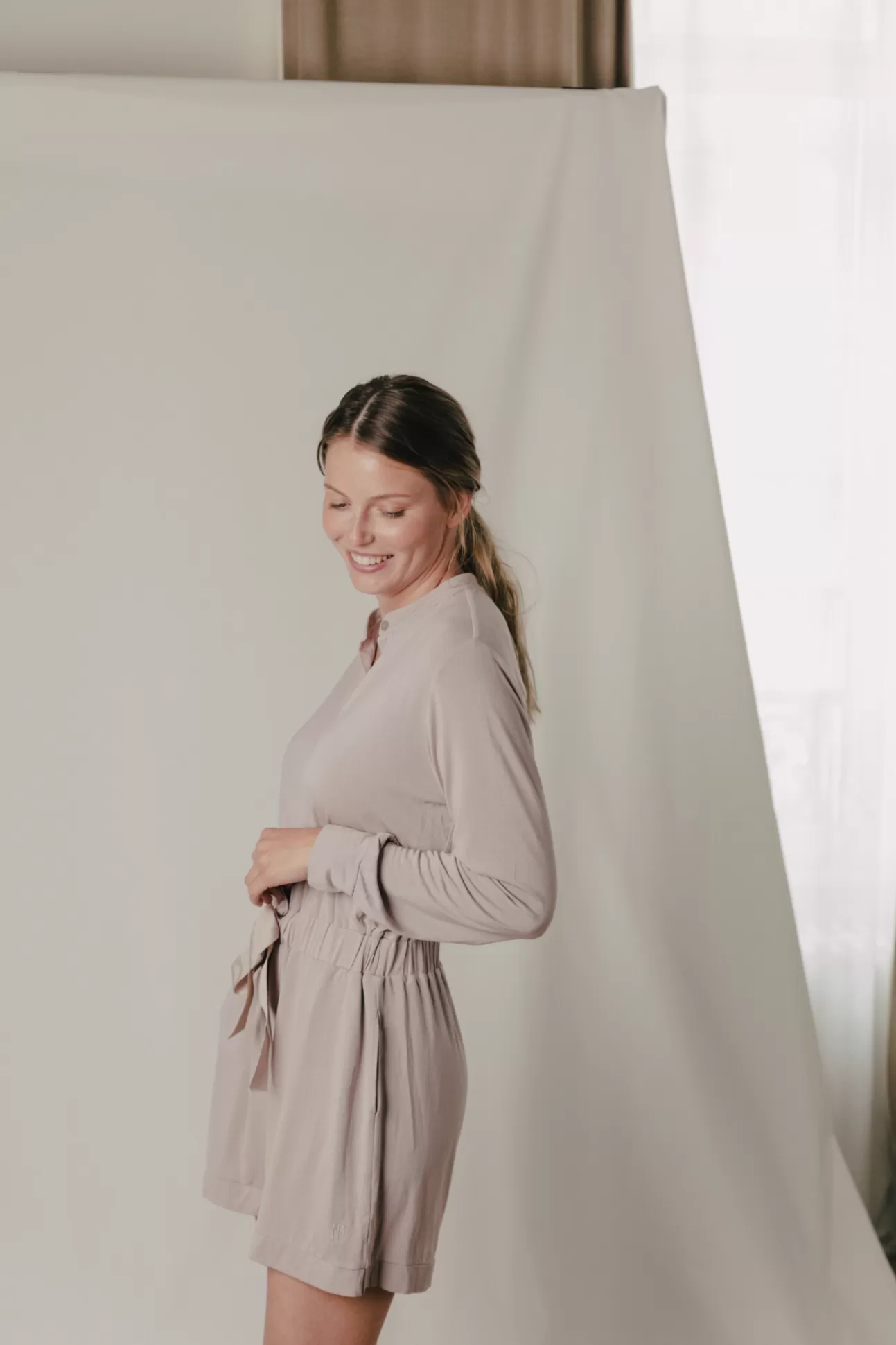 Maison Lejaby Combinaison & Robes*Combishort Argent Fum Issue De Fibres V G Tales Argent Fume