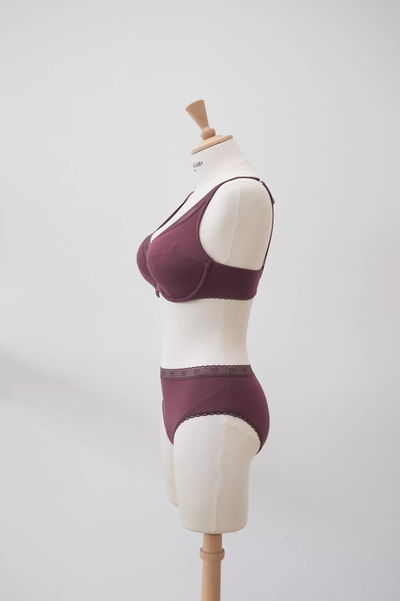 Maison Lejaby La Petite Lejaby*Culotte Taille Haute Bordeaux Issue De Fibres V G Tales Burgundy