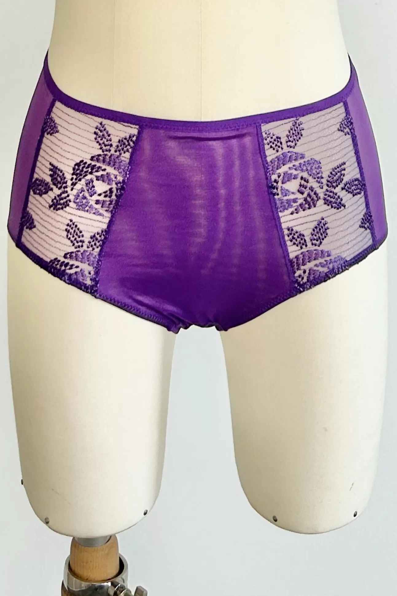 Maison Lejaby Culotte Taille Haute*Culotte Taille Haute Brod E Violet Cosmic