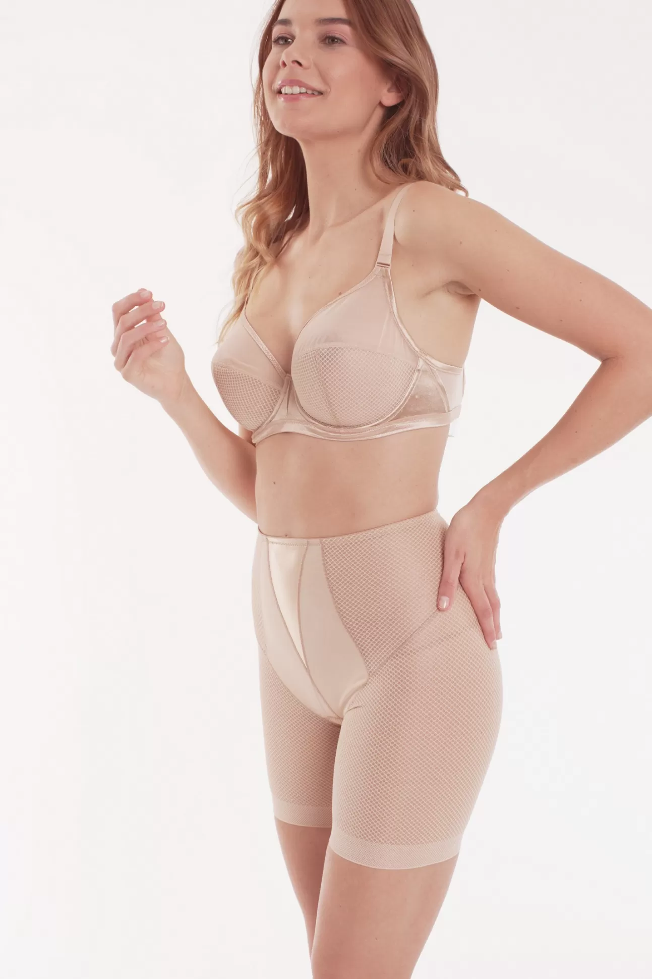 Maison Lejaby Silhouette*Cycliste En Mati Re Gainante Beige