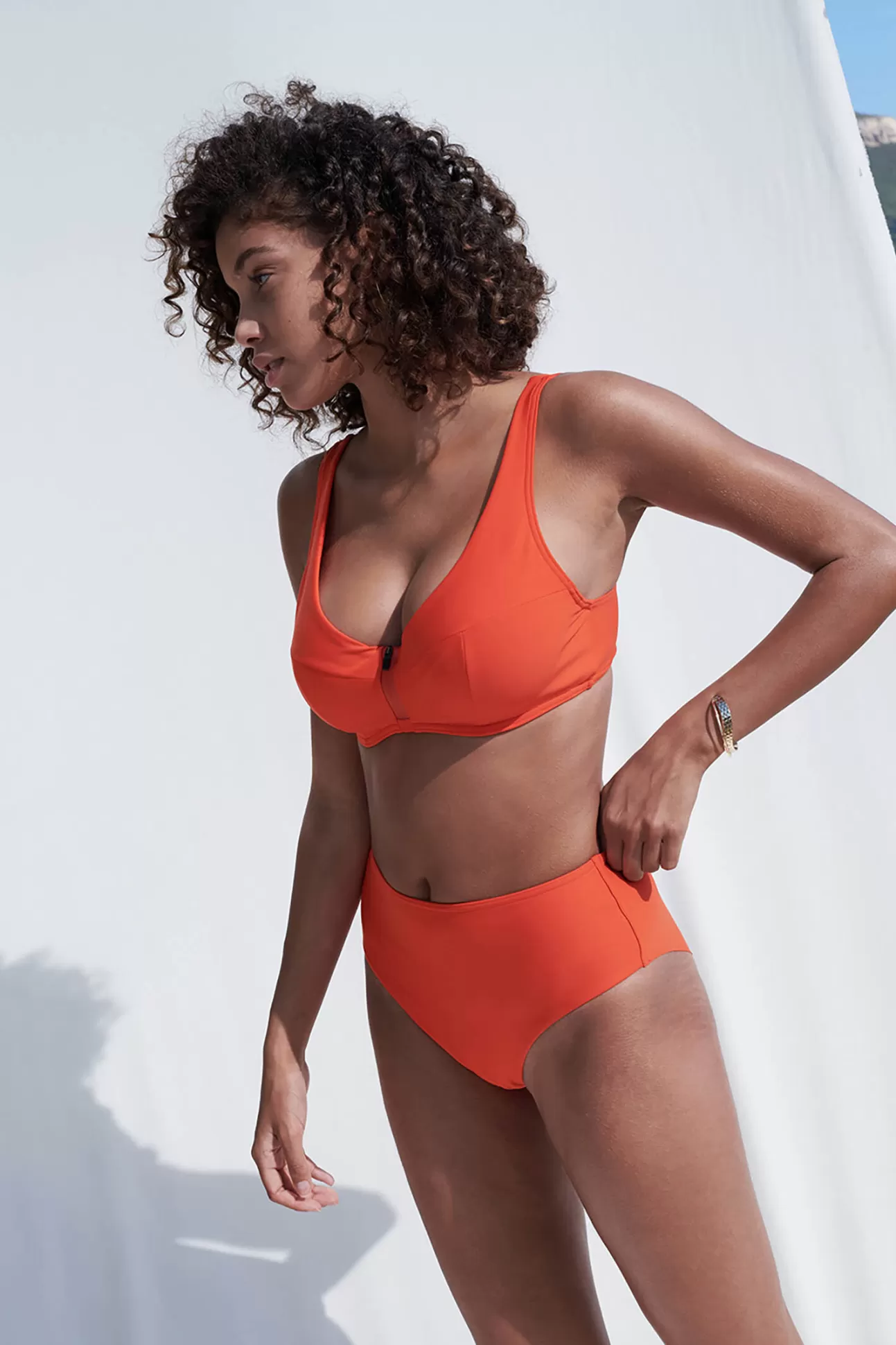 Maison Lejaby Avec Armatures*Haut De Maillot Armatur Orange Vitality