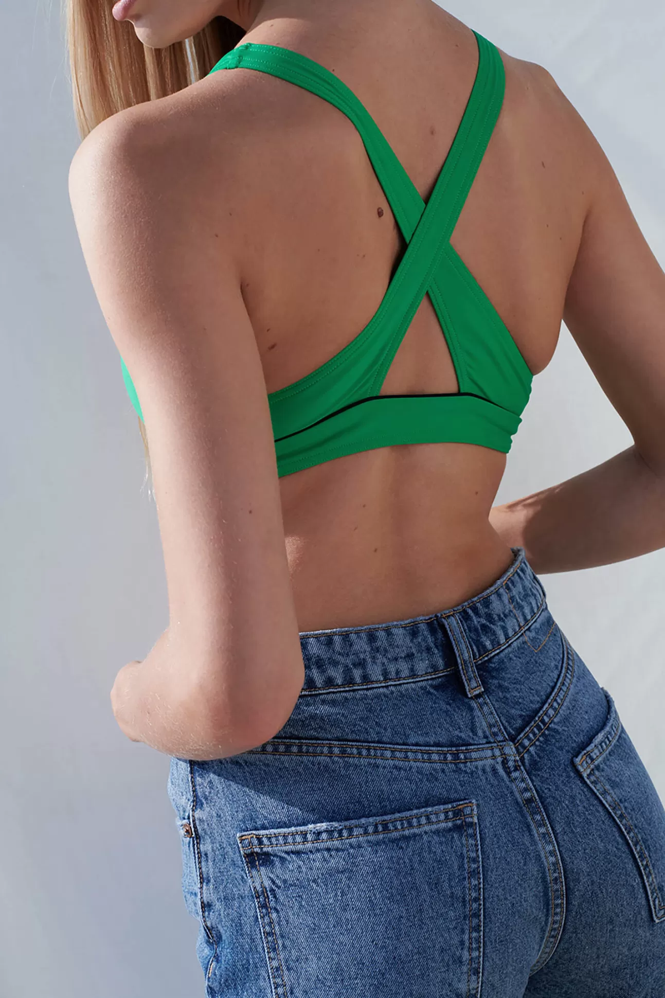 Maison Lejaby Ecume*Haut De Maillot Brassière Dos Crois Vert Ficus