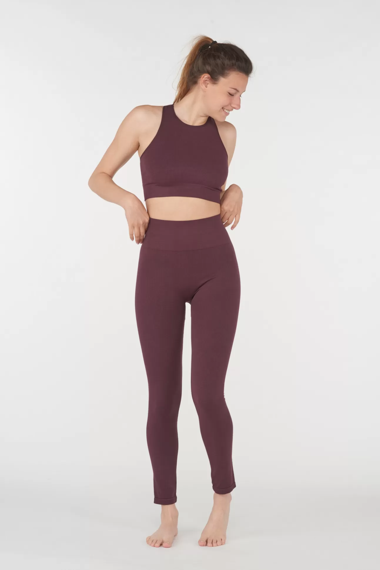 Maison Lejaby Leggings*Legging Violet Issu De Fibres V G Tales Santal