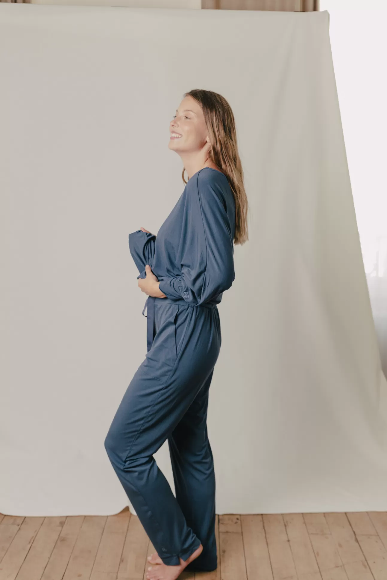 Maison Lejaby Pyjama*Pantalon Bleu Issu De Fibres V G Tales Bleu Stone