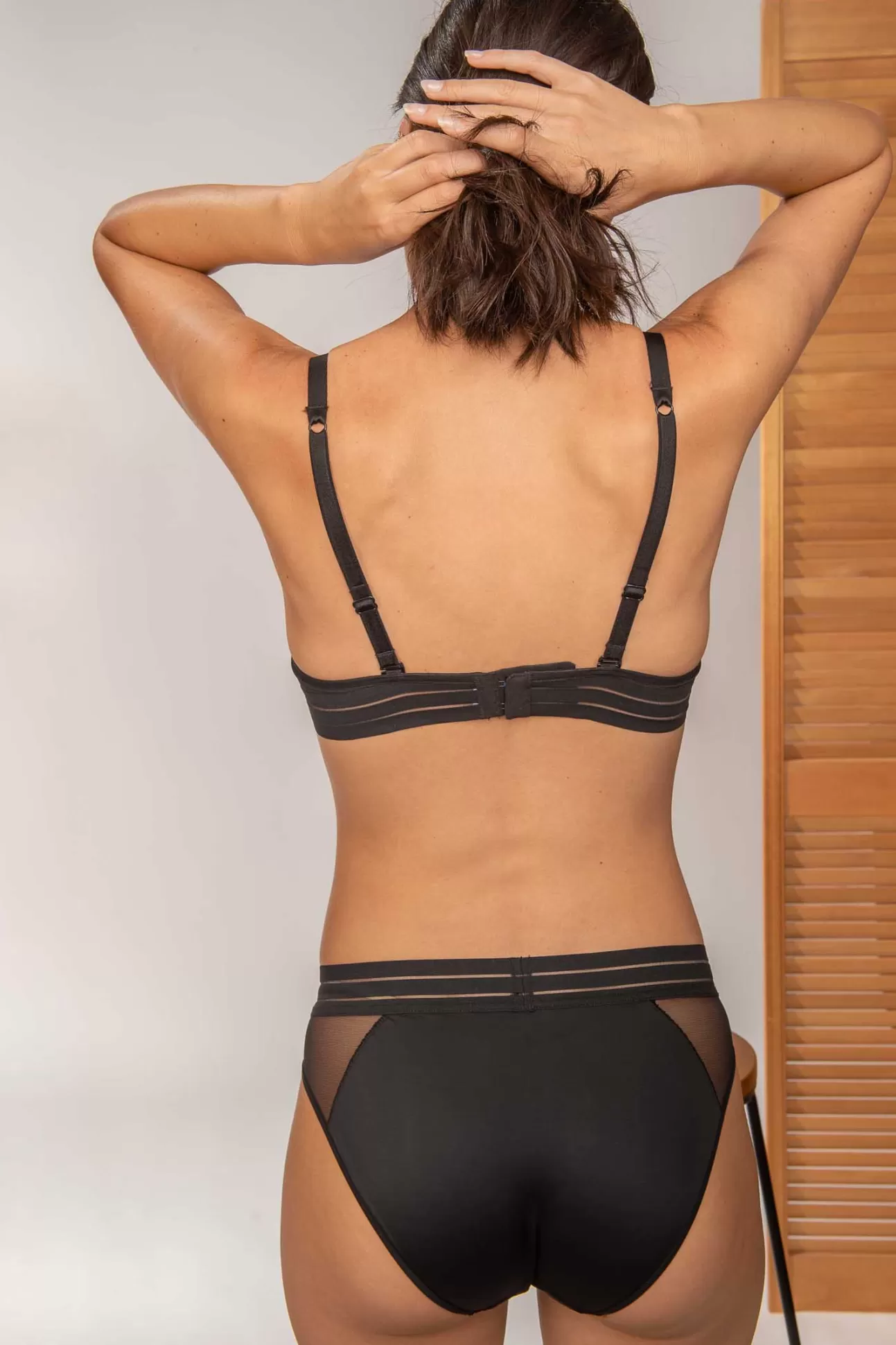 Maison Lejaby Les Invisibles*Petite Culotte E En Lycra® Noir