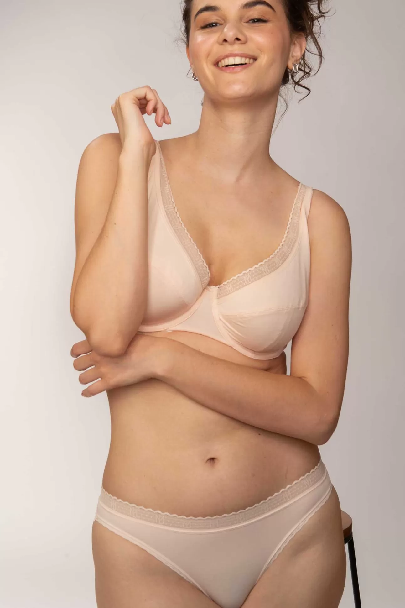 Maison Lejaby Culotte*Petite Culotte Rose Clair Issu De Fibres V G Tales Rose Lacte