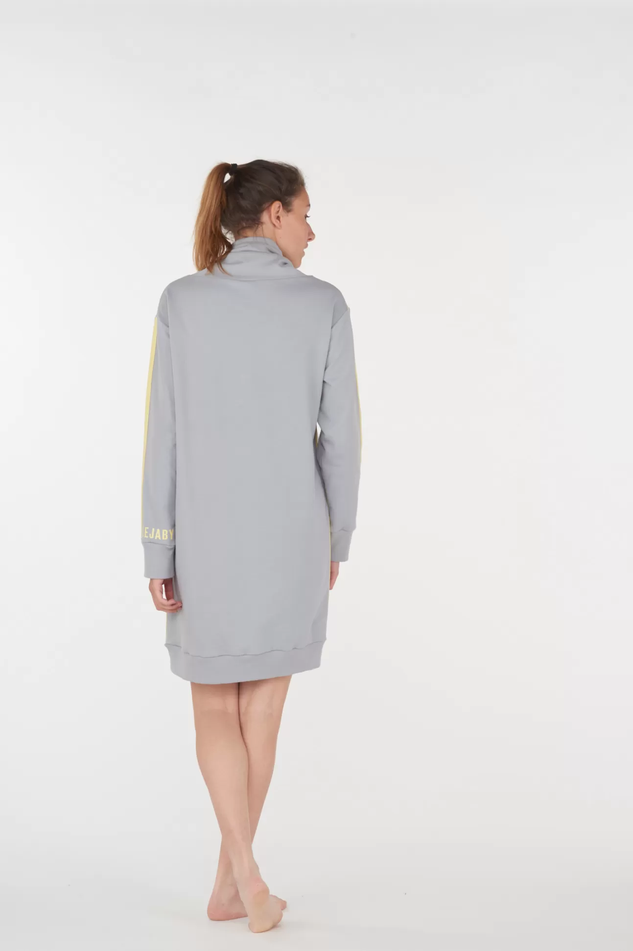 Maison Lejaby Robes T-Shirt Et Robes Pull*Robe Sweat Grise Clair Issue De Fibres V G Tales Galusha