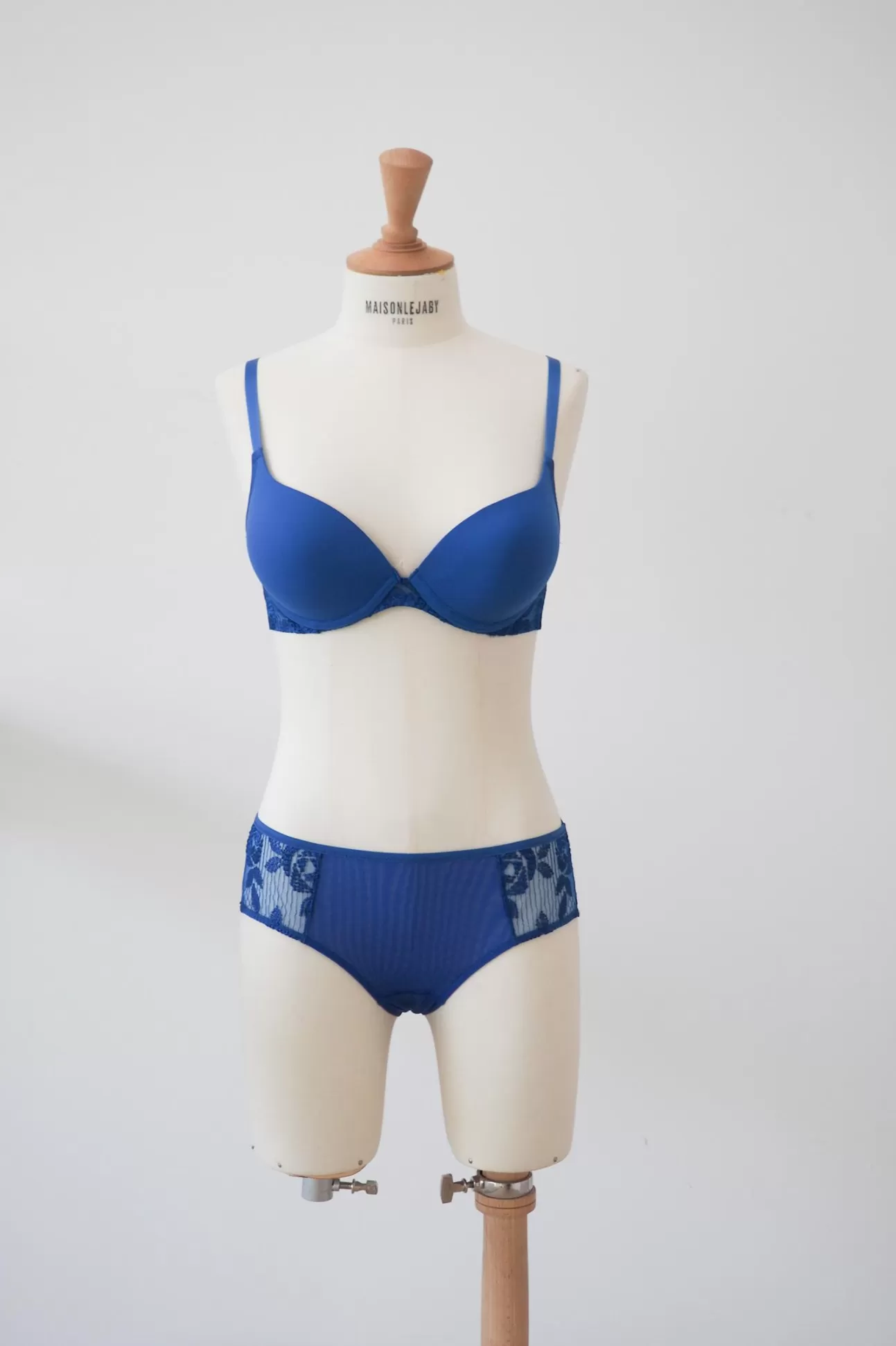 Maison Lejaby Shorty*Shorty Brod Bleu Bleu Nomade