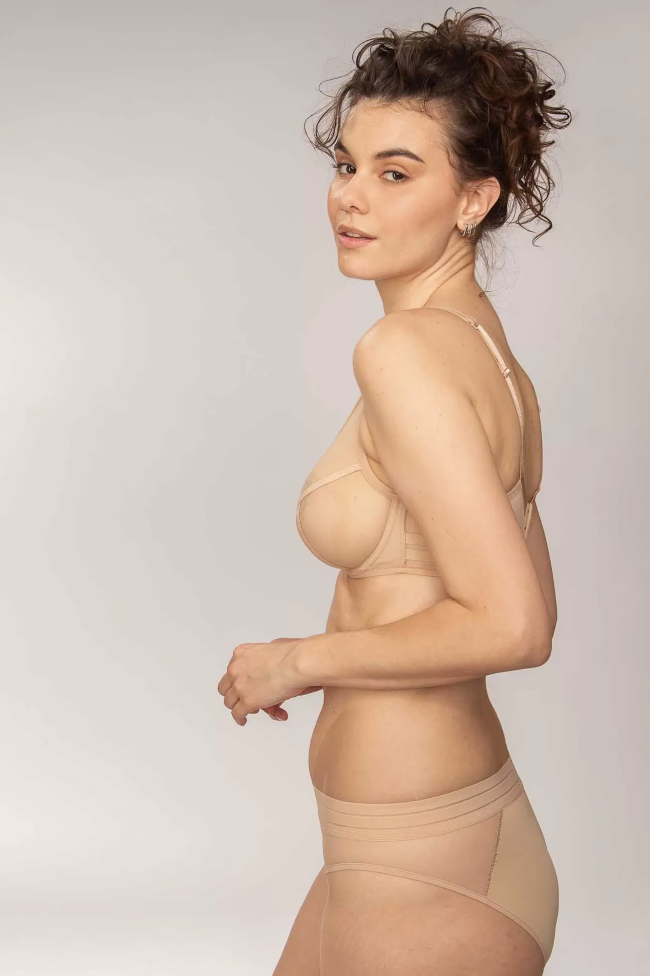 Maison Lejaby Bonnets F, G, H*Soutien Gorge Avec Armatures En Lycra® Beige