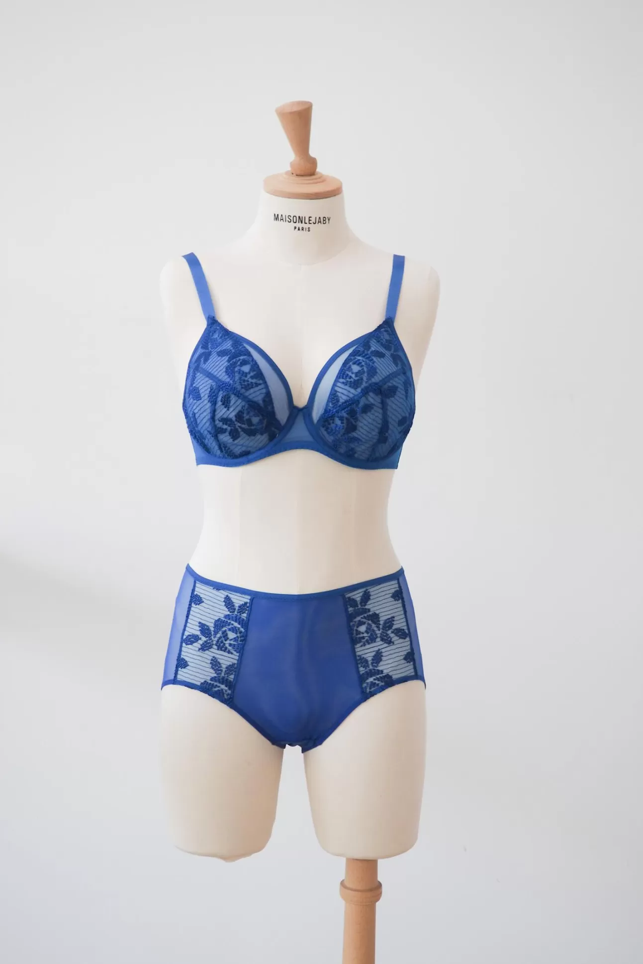 Maison Lejaby Bonnets F, G, H*Soutien-Gorge Armatur Grande Taille Bleu Bleu Nomade