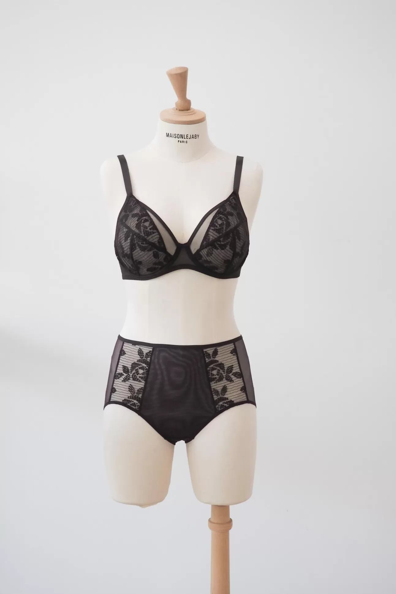 Maison Lejaby Avec Armatures*Soutien-Gorge Armatur Grande Taille Noir Cafe Noir