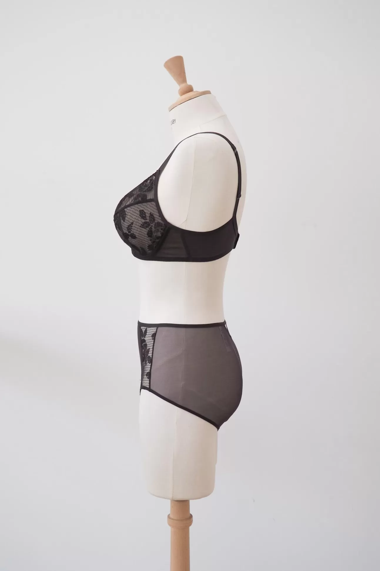 Maison Lejaby Avec Armatures*Soutien-Gorge Armatur Grande Taille Noir Cafe Noir