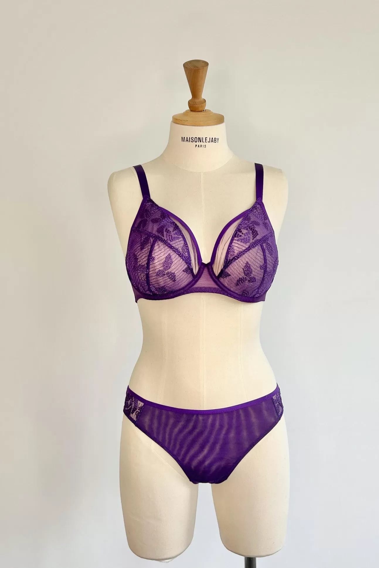 Maison Lejaby Avec Armatures*Soutien-Gorge Armatur Grande Taille Violet Cosmic