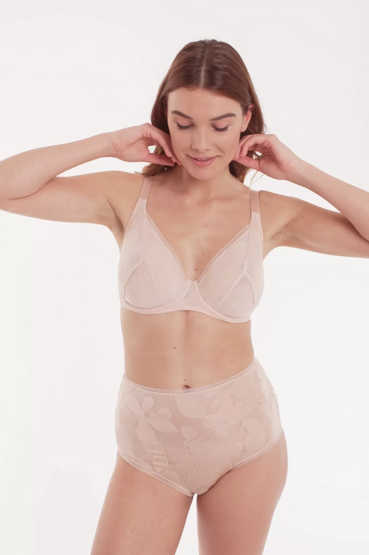 Maison Lejaby Avec Armatures*Soutien-Gorge Armatur Rose Fum Rose Fume