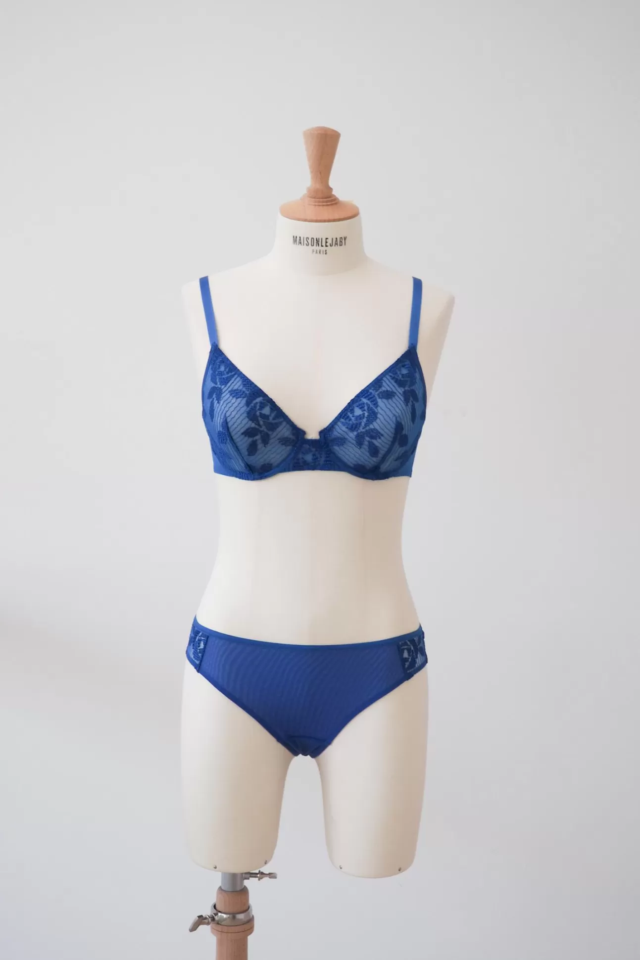 Maison Lejaby Avec Armatures*Soutien-Gorge Avec Armatures Bleu Bleu Nomade