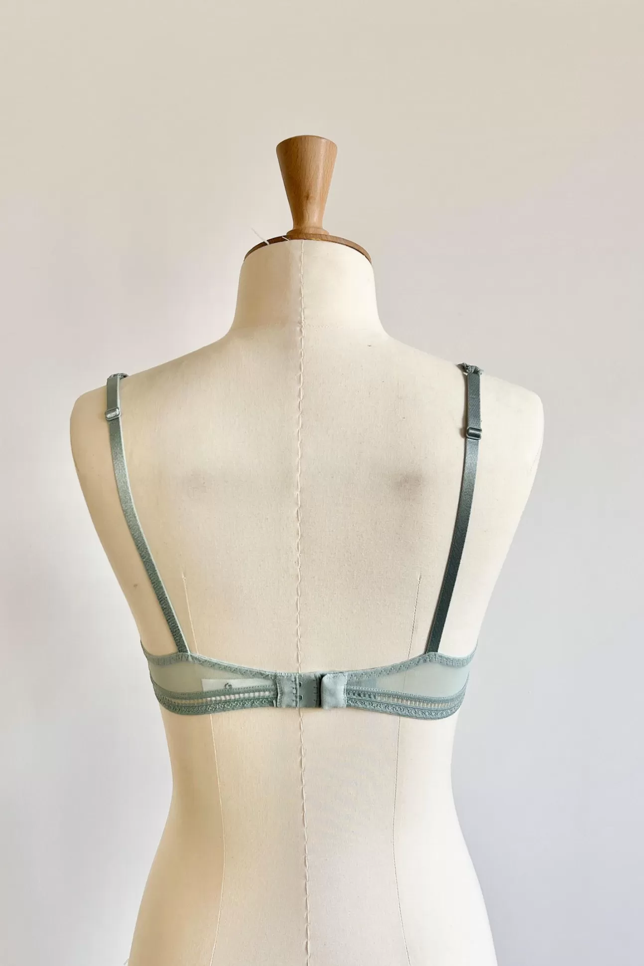 Maison Lejaby Miss Lejaby*Soutien-Gorge Avec Armatures Bleu Gris En Dentelle De Calais Source