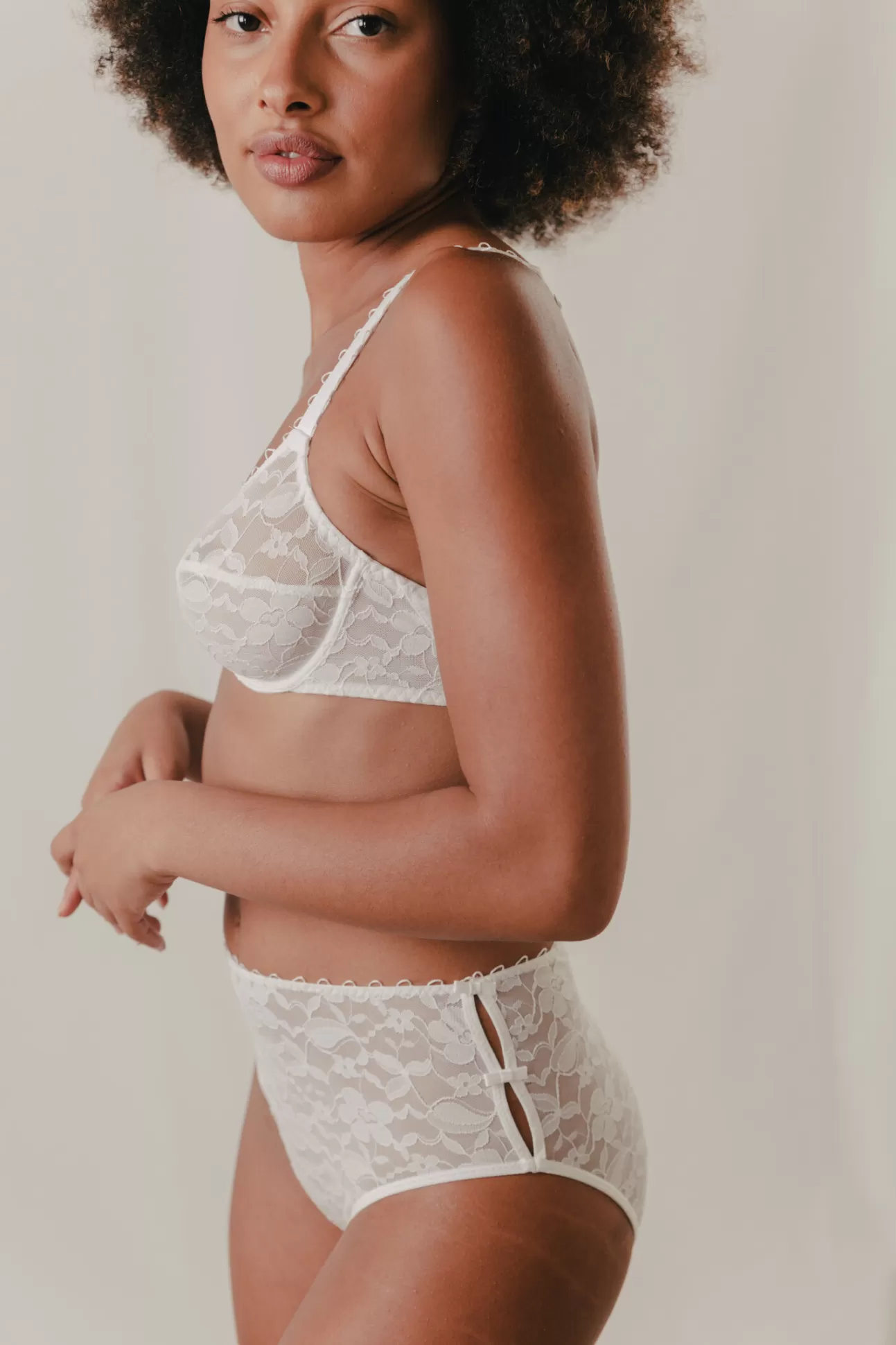 Maison Lejaby Avec Armatures*Soutien-Gorge Avec Armatures En Dentelle Blanc