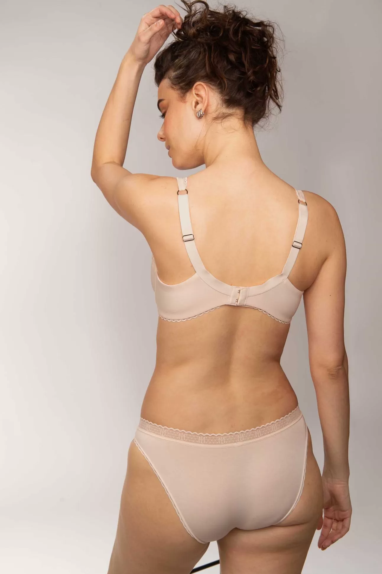 Maison Lejaby Avec Armatures*Soutien-Gorge Avec Armatures Rose Lact Issu De Fibres V G Ales Rose Lacte