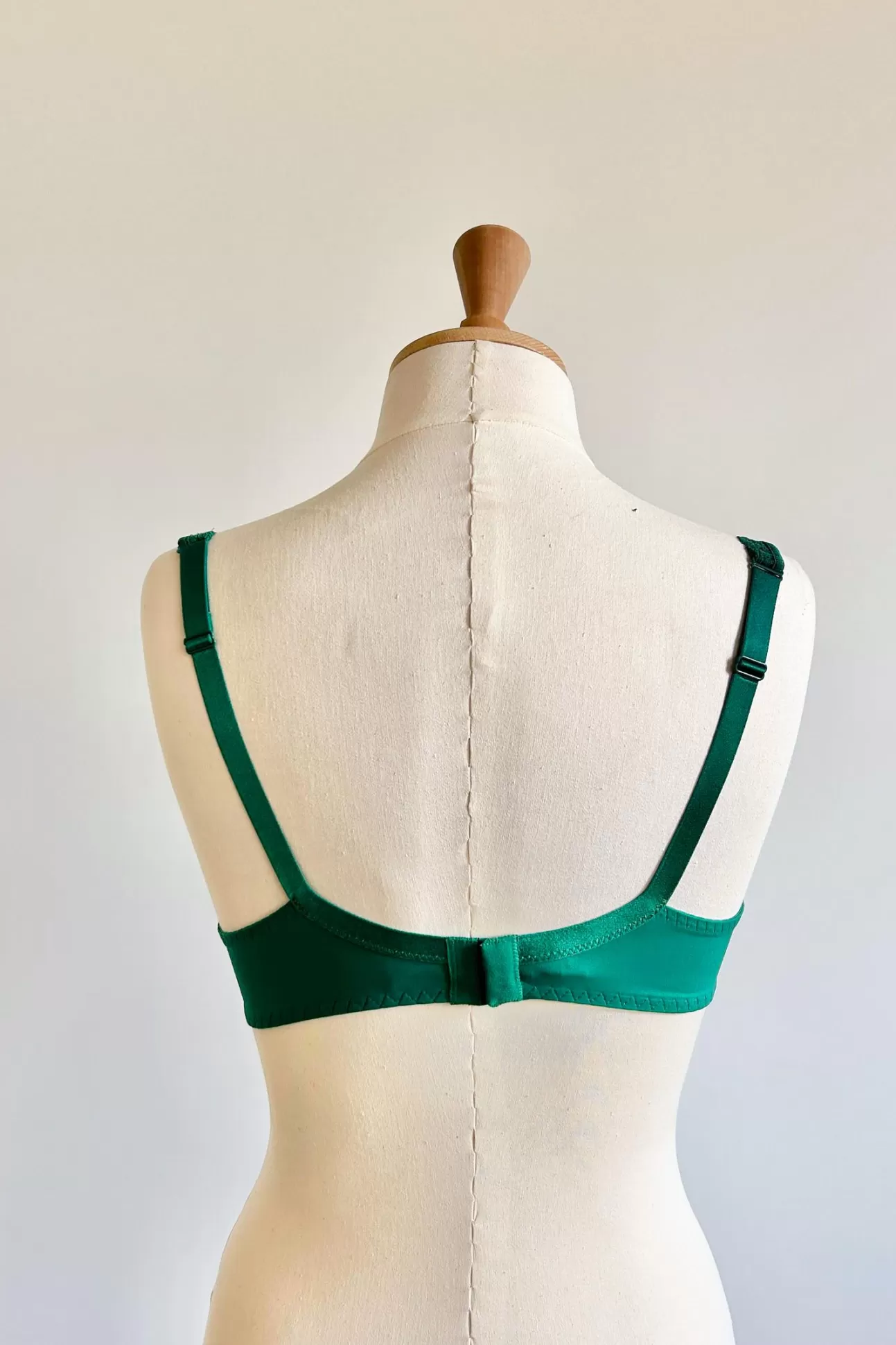 Maison Lejaby Gaby*Soutien-Gorge Balconnet Armatur Grande Taille En Dentelle De Calais Vert Pin