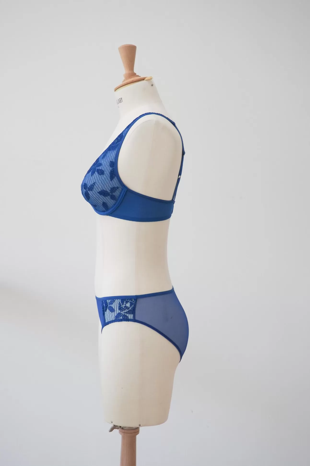 Maison Lejaby Triangle*Soutien-Gorge Triangle Avec Armatures Bleu Bleu Nomade