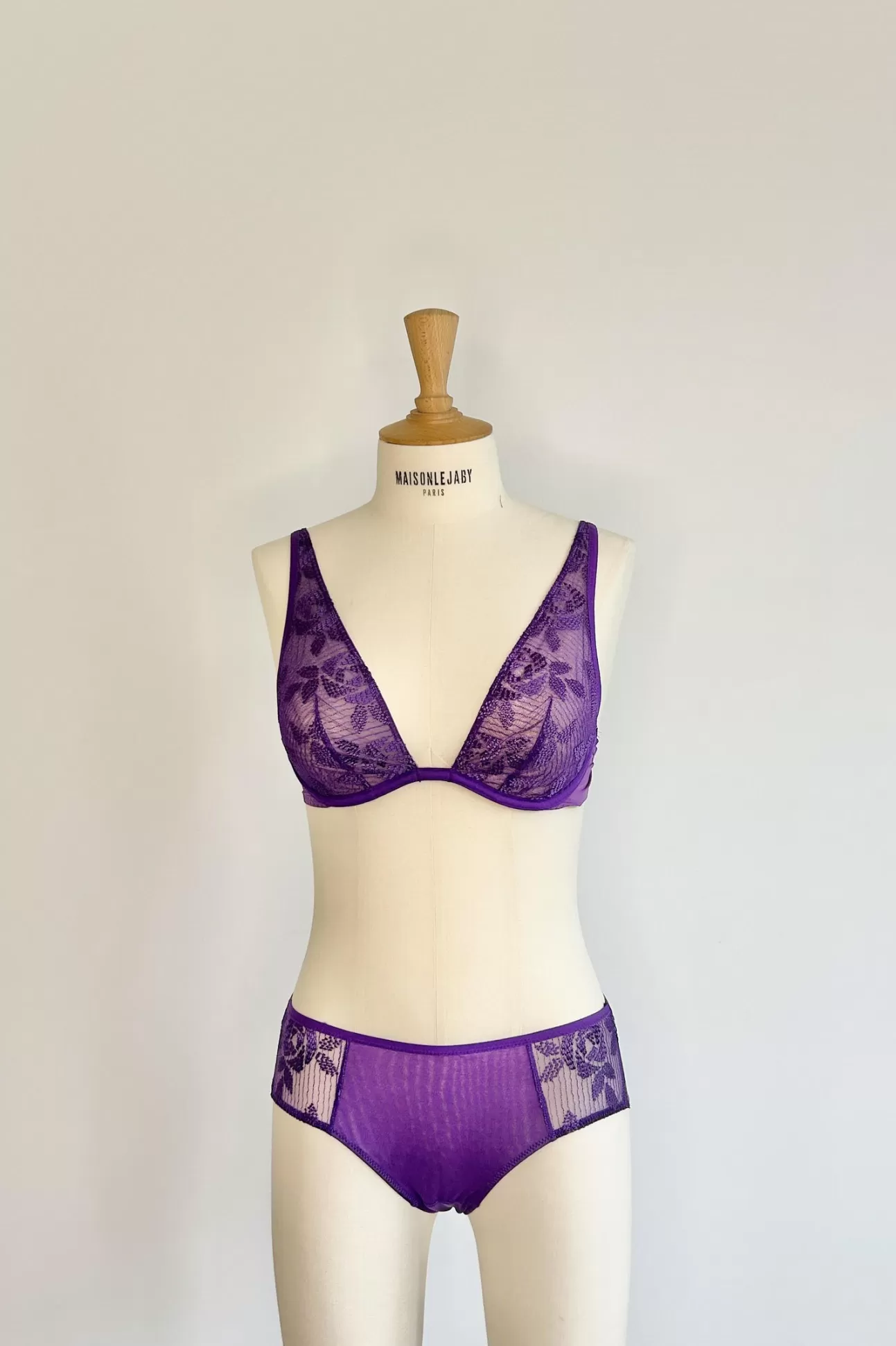 Maison Lejaby Triangle*Soutien-Gorge Triangle Avec Armatures Violet Cosmic