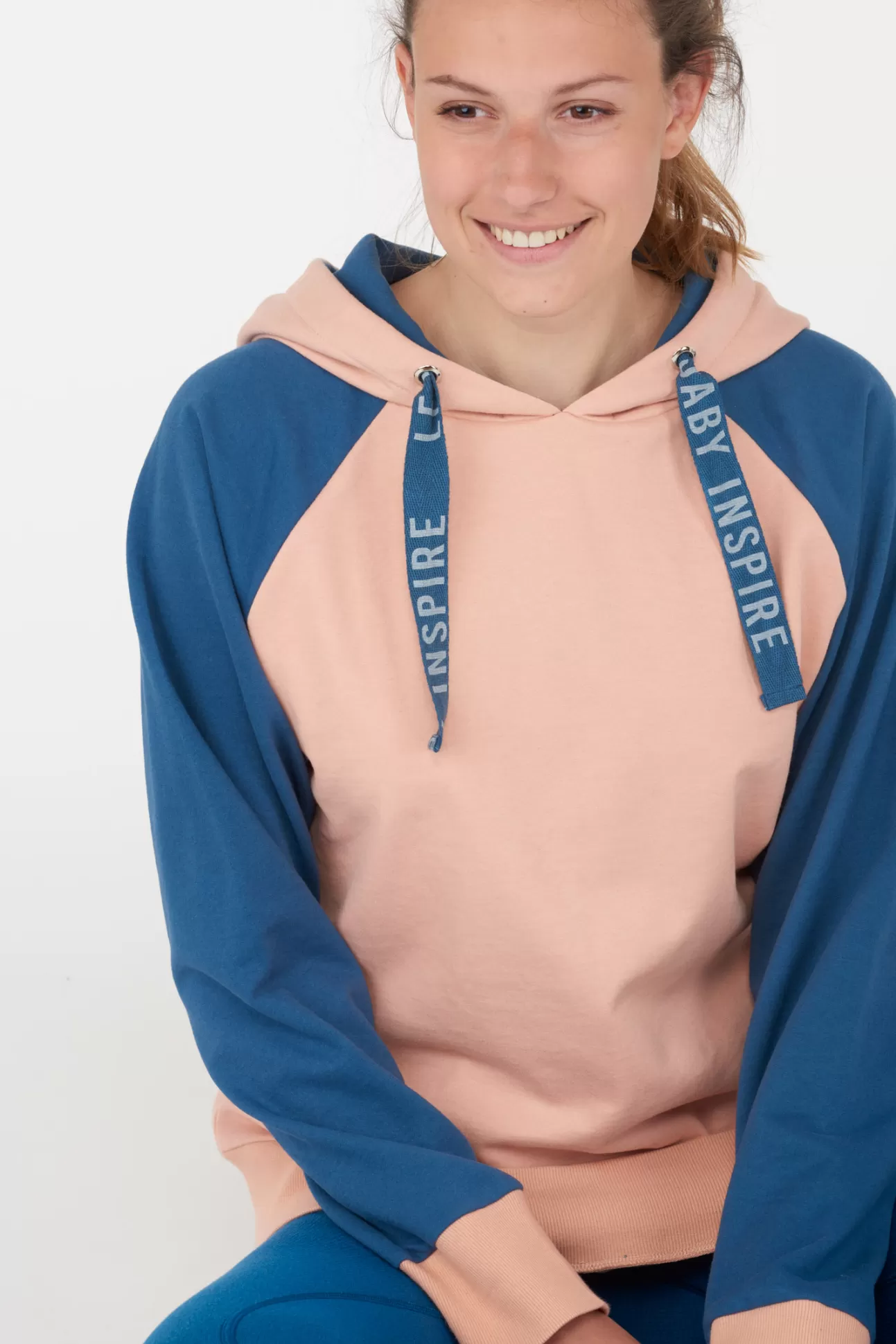 Maison Lejaby Blockcolor*Sweat Capuche Rose Abricot