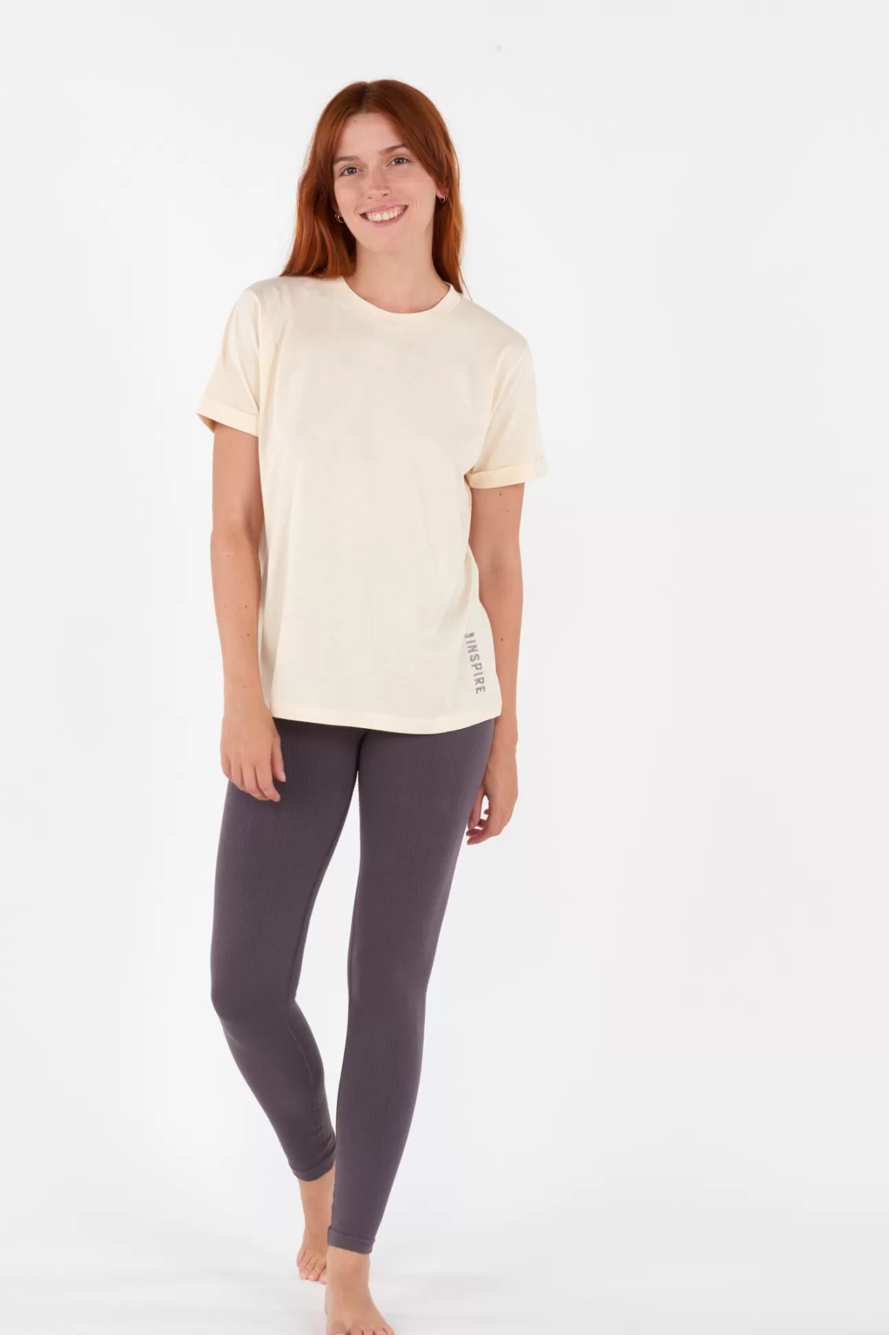 Maison Lejaby Sporty Chic*T-Shirt Rose Clair Issue De Fibres V G Tales Milk